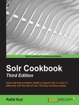 cover image of Solr Cookbook
